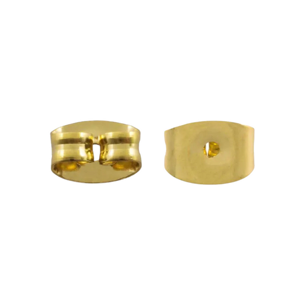 Oorbel Stoppers (stainless steel) Goud - 1 paar