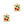 Load image into Gallery viewer, DQ Bedel Kers 17mm Goud - 1 stuk