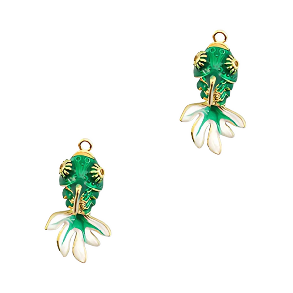 BQ Bedel Vintage Vis 28mm Groen Goud - 1 stuk