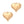 Laad afbeelding in galerie, Bedel (Stainless steel) Hart Vol 30mm Goud - 1 stuk