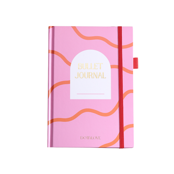 Bullet Journal Pink Waves