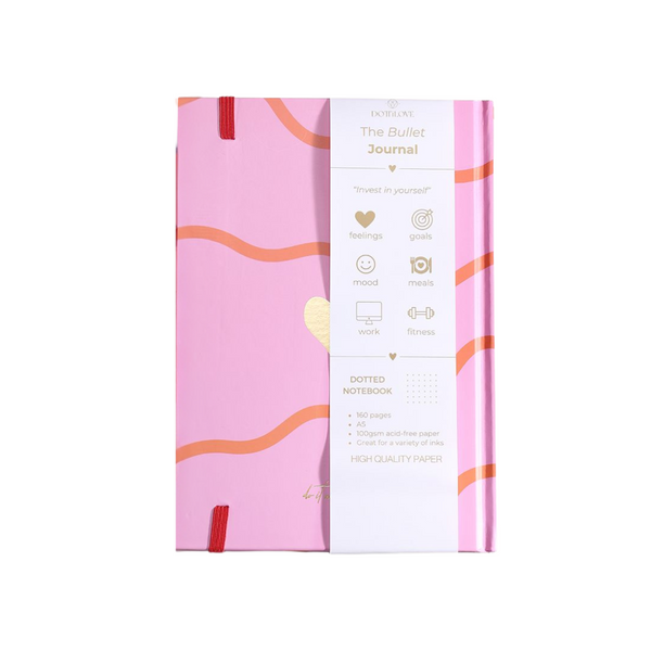 Bullet Journal Pink Waves