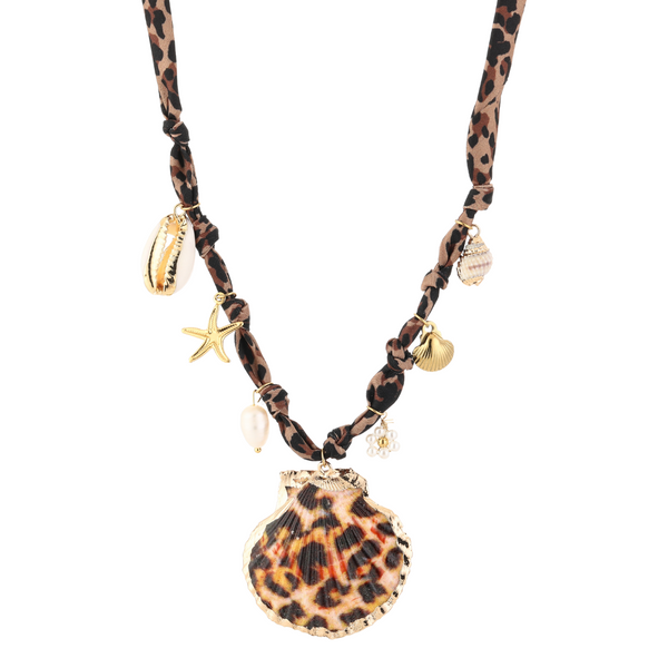 Ketting Bandana Leopard