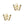 Load image into Gallery viewer, DQ Bedel Vlinder Zirkonia 13.5mm Goud - 1 stuk