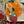 Load image into Gallery viewer, Sleutelhanger Kralen Aardbei - Goud Oranje