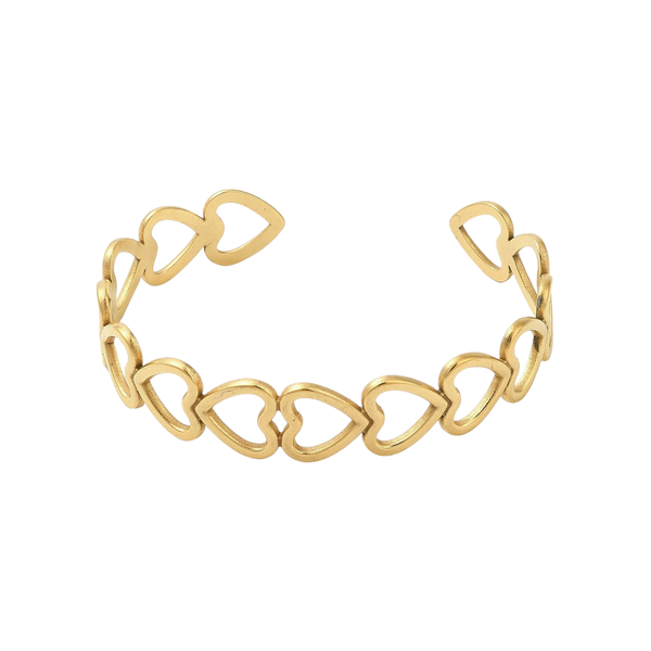 Armband Bangle Open Hearts