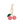 Laad afbeelding in galerie, Sleutelhanger Cherry - Roze