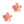 Load image into Gallery viewer, Bedel (Stainless steel) Bloem Roze 24.5mm Goud - 1 stuk