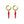 Load image into Gallery viewer, Oorbellen Hoop Spicy Red