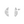 Load image into Gallery viewer, Oorbellen Stud Croissant Sparkle