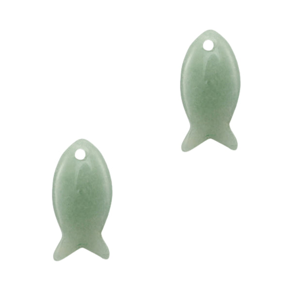 Bedel Natuursteen 24mm Vis Aventurijn - 1 stuk