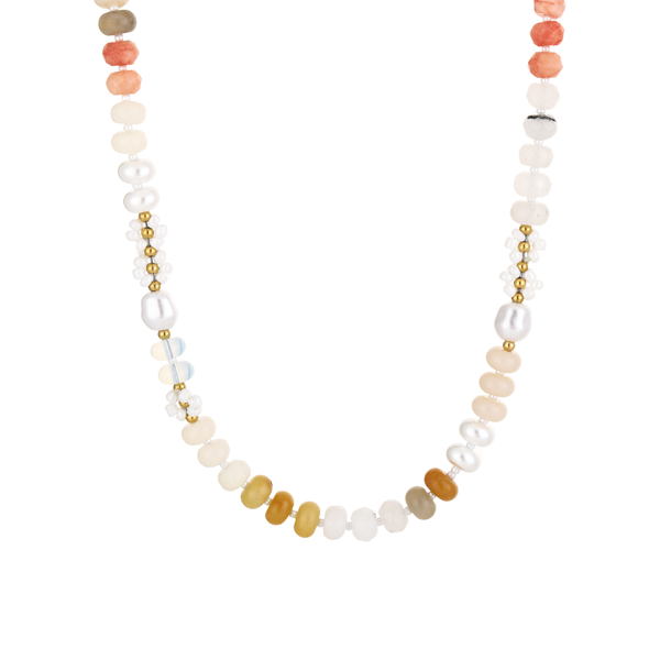 Ketting Beads Beige