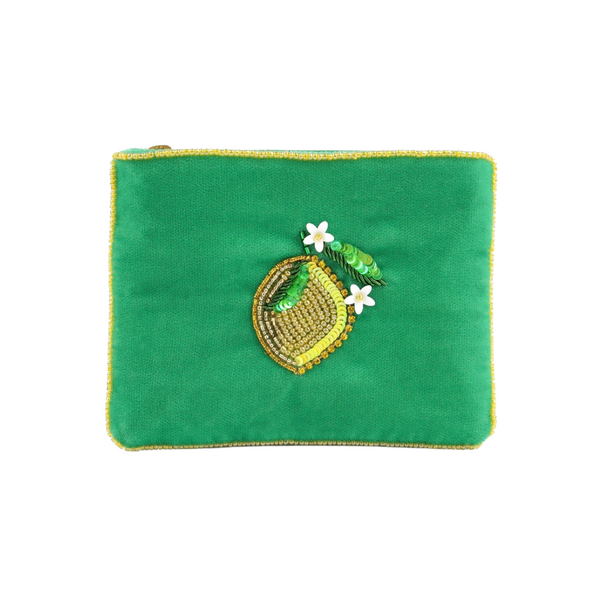 Make Up Tasje Kralen Citroen - Groen