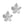 Load image into Gallery viewer, Bedel (Stainless Steel) Bloem Groot 34mm Zilver - 1 stuk