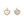 Load image into Gallery viewer, DQ Charm Heart With Shell Gold
