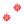 Laad afbeelding in galerie, DQ Bedel Bloem 23mm Fuchsia Roze Goud - 1 stuk