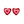 Load image into Gallery viewer, Glass Bead 20mm Heart With Hearts