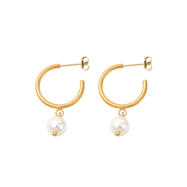 Oorbellen Hoop Pearly Dream