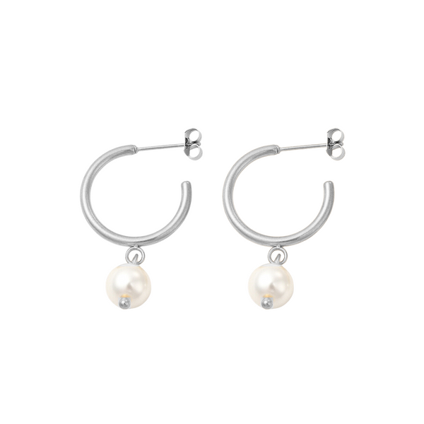 Oorbellen Hoop Pearly Dream
