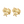 Laad afbeelding in galerie, Bedel (Stainless Steel) Strand 21mm Goud - 1 stuk