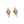 Load image into Gallery viewer, DQ Bedel Luchtballon 14mm Goud - 1 stuk