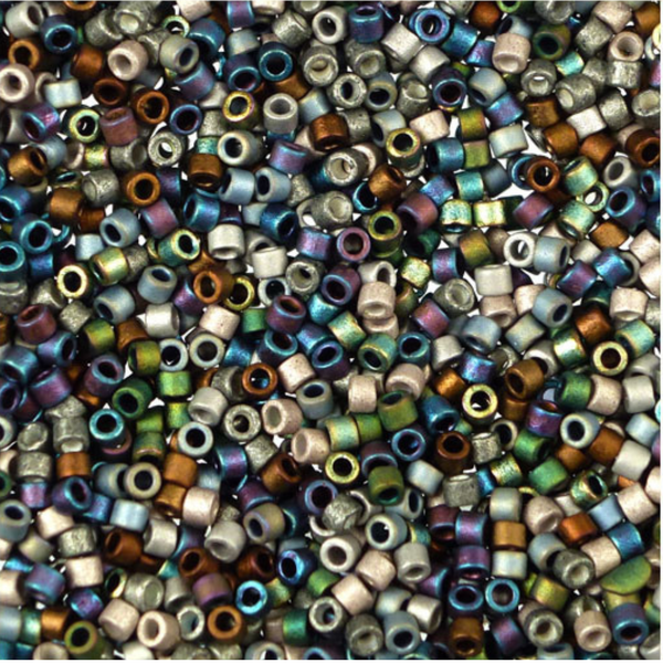 Miyuki Delica 11/0 Matte Metals Mix - 7gr