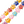 Load image into Gallery viewer, Glass bead 13mm Star Transparent Multi Mix