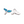 Load image into Gallery viewer, Bedel (Stainless Steel) Walvis Staart Blauw 23mm Zilver - 1 stuk