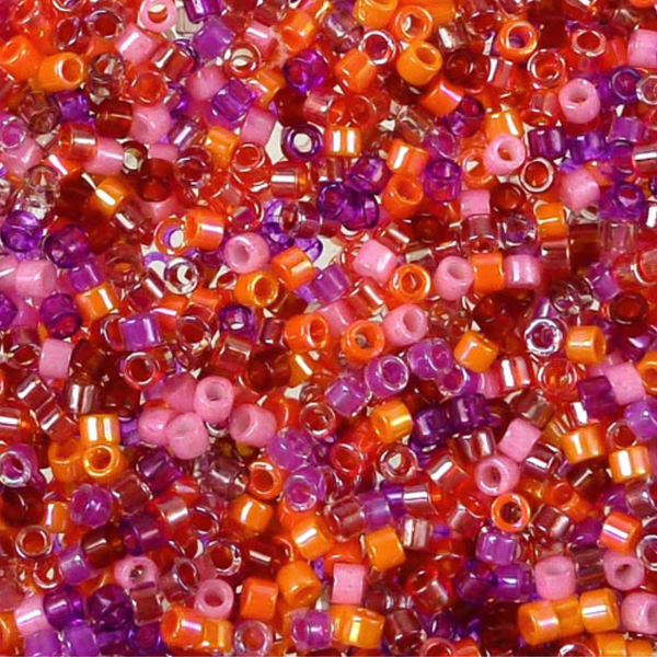 Miyuki Delica 11/0 Melonberry Mix - 7gr