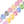 Load image into Gallery viewer, Glass bead 12mm Heart Transparent Multi Mix