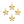 Load image into Gallery viewer, Bedel (Stainless steel) Bloemetje 15.5mm Goud - 1 stuk