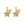 Load image into Gallery viewer, DQ Charm Pendant Starfish Zirconia Gold