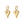 Load image into Gallery viewer, Oorbellen Hoop J'aime Paris