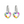 Load image into Gallery viewer, Earrings Hoop Fiesta Heart