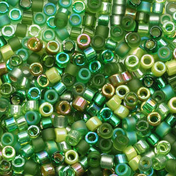 Miyuki Delica 11/0 Evergreen Mix - 7gr