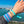 Laad afbeelding in galerie, Lint Vitamin Sea Blauw Geel - 1 meter