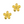 Load image into Gallery viewer, DQ Charm Flower Pendant 22mm Gold
