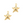 Load image into Gallery viewer, DQ Bedel Ballon Ster Met Steentje 11.5mm Goud - 1 stuk