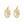 Load image into Gallery viewer, DQ Charm Oval Moon Star Gold