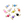 Load image into Gallery viewer, DQ Bedel Snoepje 16mm Multi Goud - 1 stuk