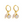 Load image into Gallery viewer, Oorbellen Hoop Pearly Disc