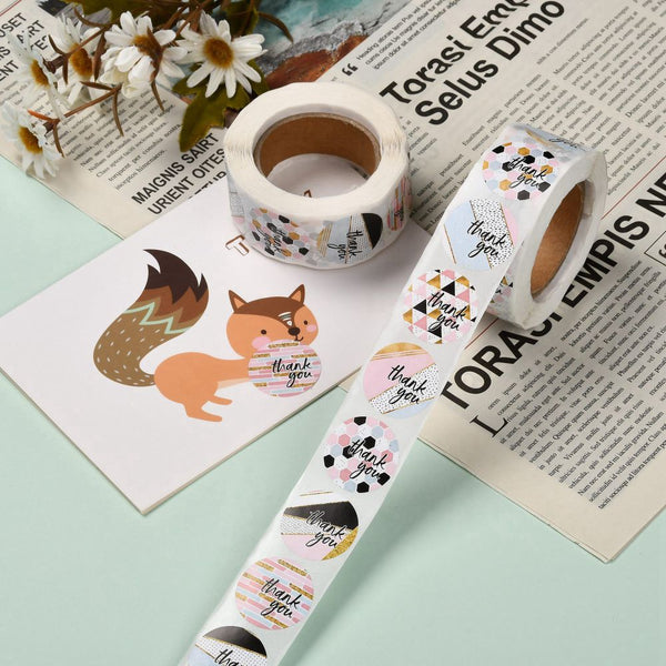 Sticker Rol Thank You-Graphic - 500 stuks