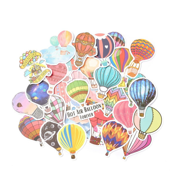 Sticker Pack Hot Air Balloon - 50 stuks