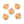 Load image into Gallery viewer, DQ Charm Orange Zirconia Multi - Gold