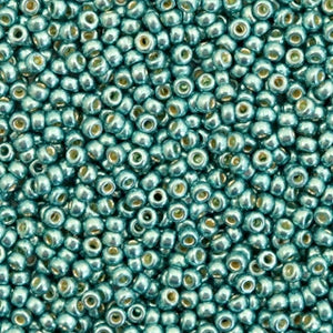 Miyuki Rocailles 11/0 Duracoat Galvanized Sea Foam Green
