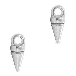 DQ Charm Cone Antique Silver