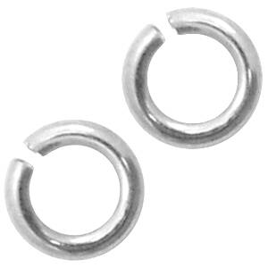 Bending ring 3mm (stainless steel) Antique Silver