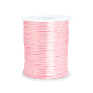 Satijn draad 1.5mm Pastel Roze (per meter)