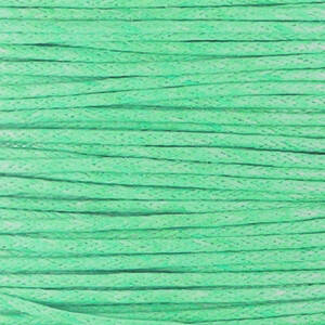 Waxkoord 1mm Groen (per meter)