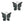 Load image into Gallery viewer, Charm Butterfly Black Silver